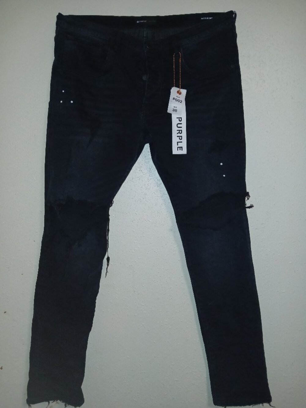 purple brand p002 silm jeans size 38/35